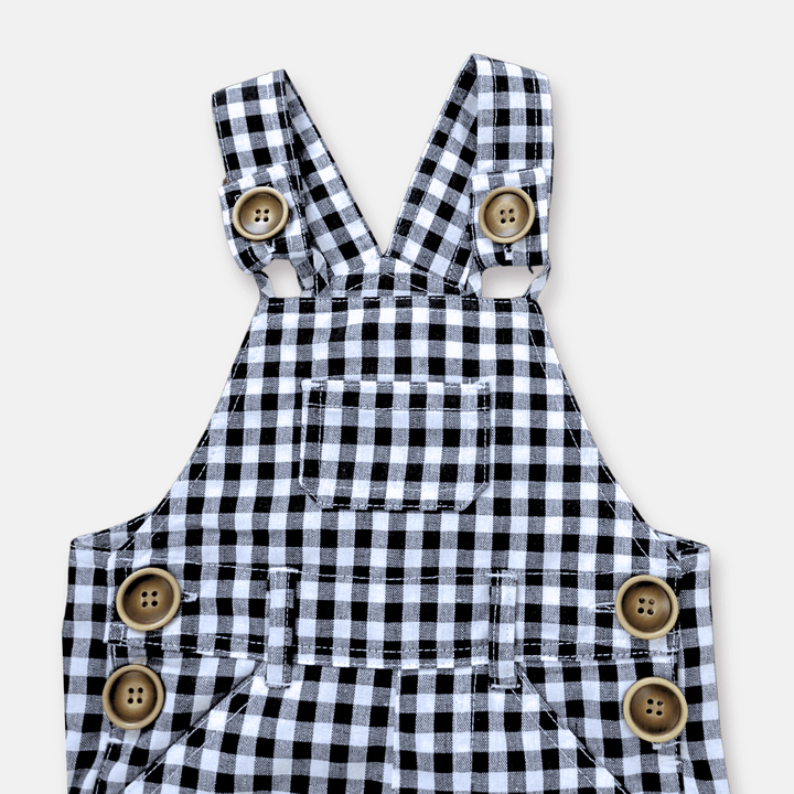 Love Henry Overalls Baby Boys Roy Dungaree - Navy Check