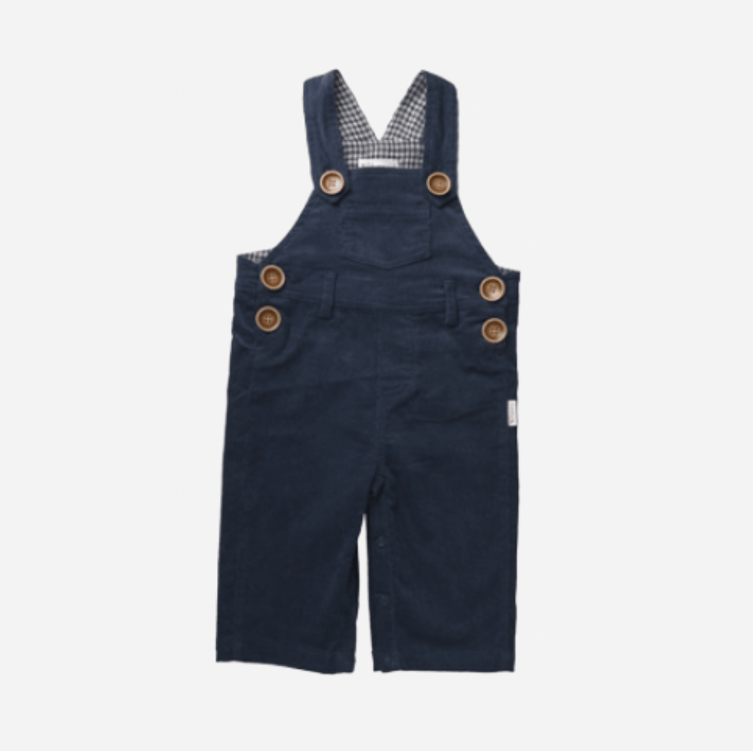 Love Henry Overalls Baby Boys Roy Dungaree - Navy Corduroy