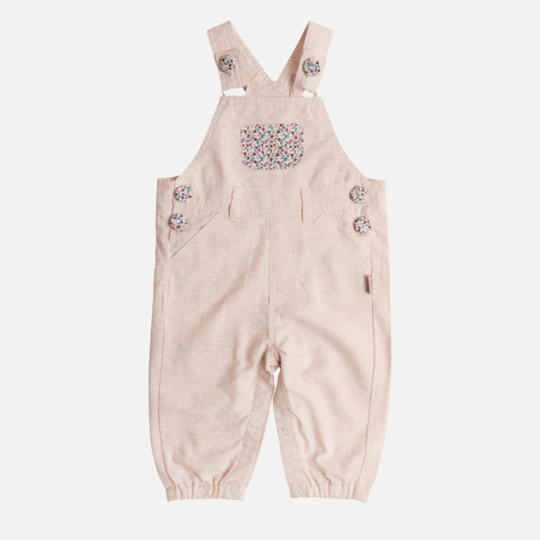 Love Henry Overalls Baby Girls Layla Dungaree - Pink Spot