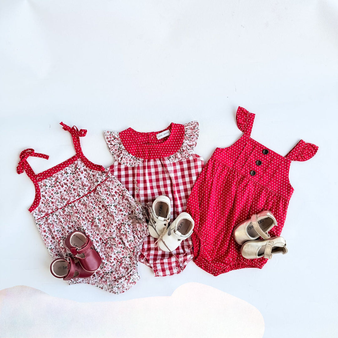 Love Henry Playsuits Baby Girls Elsie Playsuit  - Pink Petite Floral