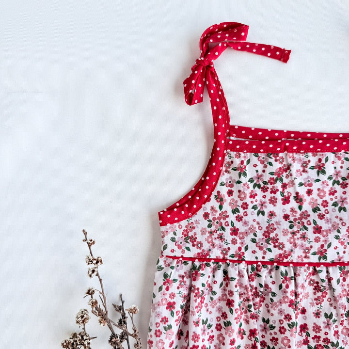 Love Henry Playsuits Baby Girls Elsie Playsuit  - Pink Petite Floral