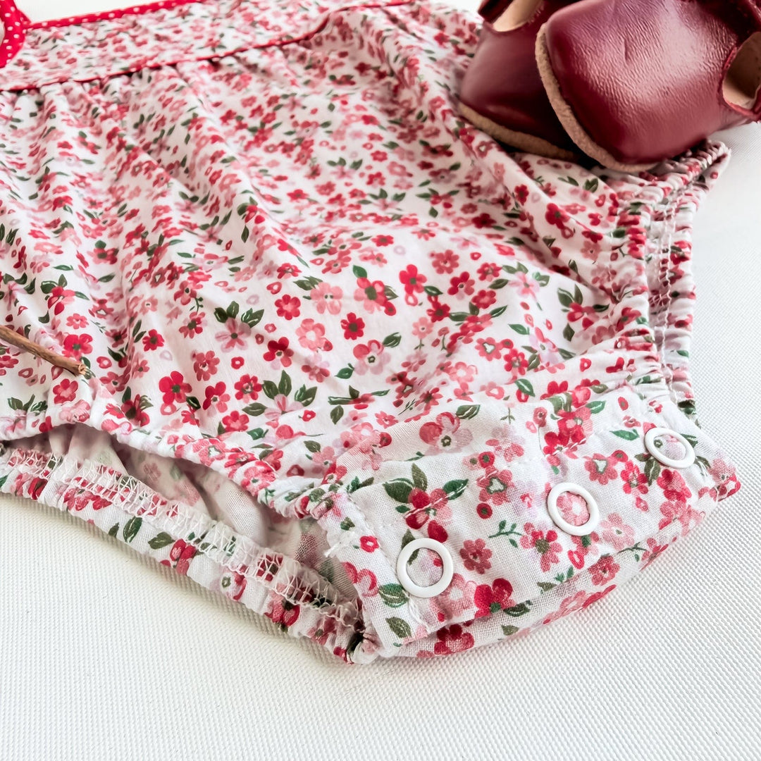 Love Henry Playsuits Baby Girls Elsie Playsuit  - Pink Petite Floral