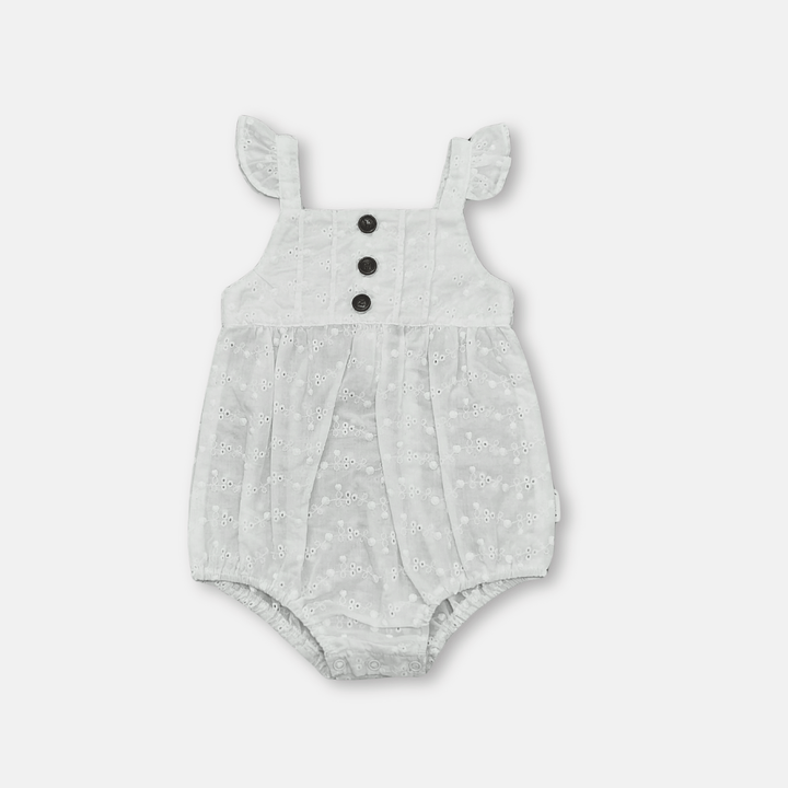 Love Henry Playsuits Baby Girls Freya Playsuit - White