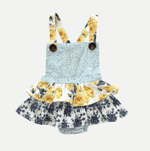 Load image into Gallery viewer, Love Henry Playsuits Baby Girls Frilly Playsuit - Amalfi Coast
