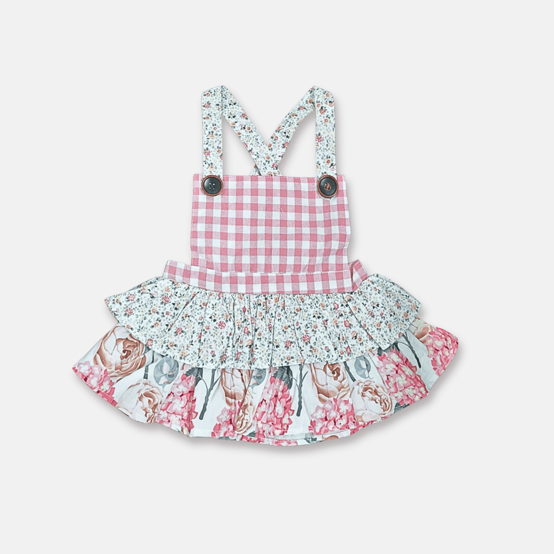 Love Henry Playsuits Baby Girls Frilly Playsuit -  Pretty Blossom