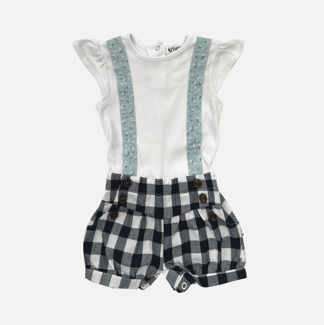 Love Henry Playsuits Baby Girls Lola Playsuit - Amalfi Coast