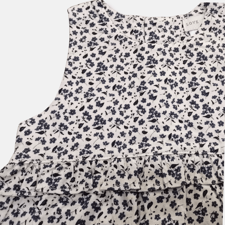 Love Henry Playsuits Baby Girls Nora Playsuit - Navy Daisy