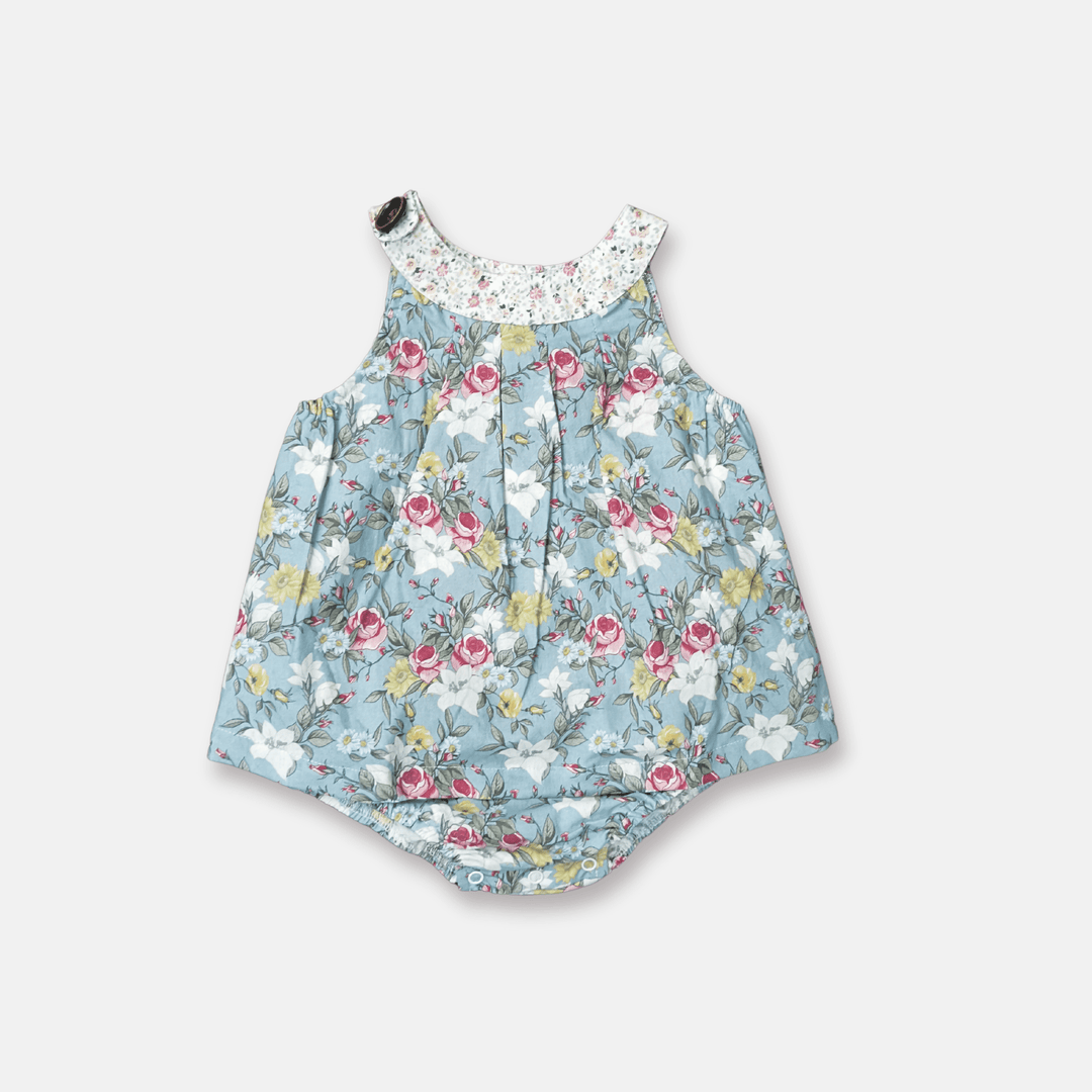 Love Henry Playsuits Baby Girls Sofia Playsuit - Blue Blossom