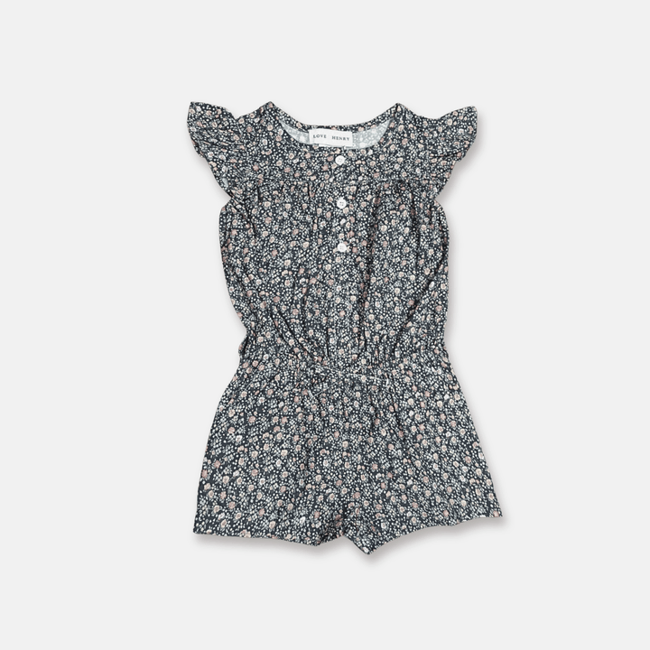 Love Henry Playsuits Girls Chloe Playsuit - Vintage Posy
