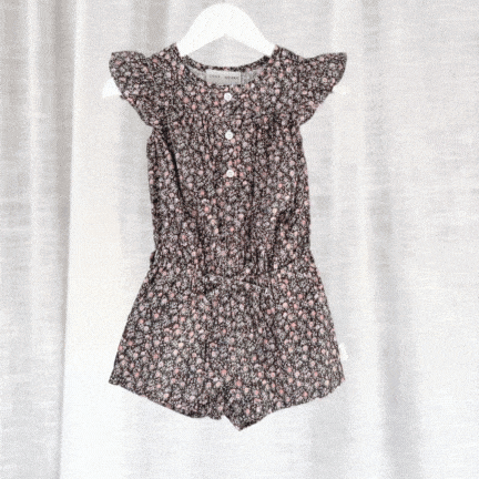 Love Henry Playsuits Girls Chloe Playsuit - Vintage Posy