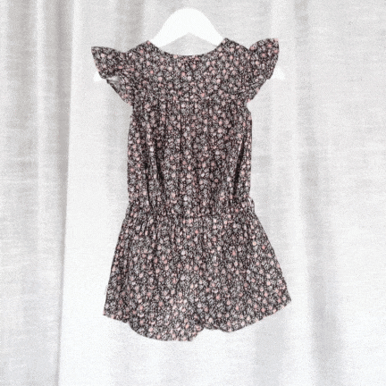 Love Henry Playsuits Girls Chloe Playsuit - Vintage Posy