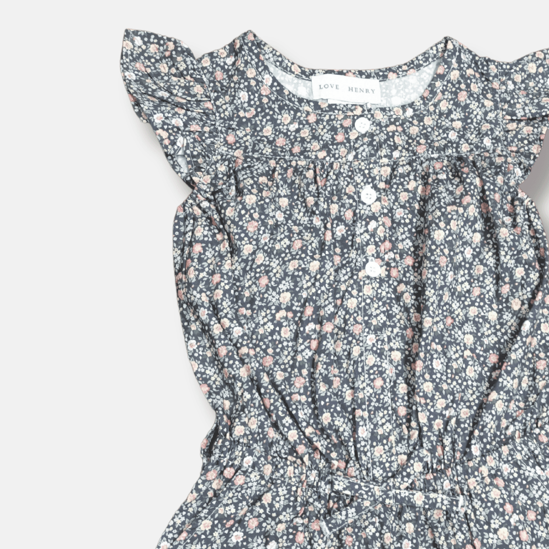 Love Henry Playsuits Girls Chloe Playsuit - Vintage Posy
