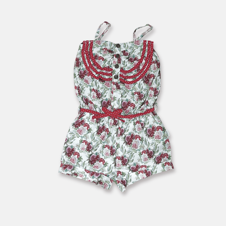 Love Henry Playsuits Girls Miranda Playsuit - Festive Florals