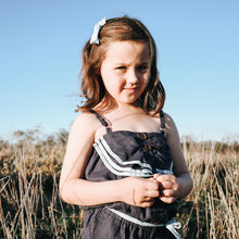 Load image into Gallery viewer, Love Henry Playsuits Girls Miranda Playsuit - Navy Linen

