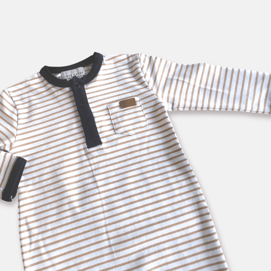 Love Henry Rompers Baby Boys Winter Onesie - Beige