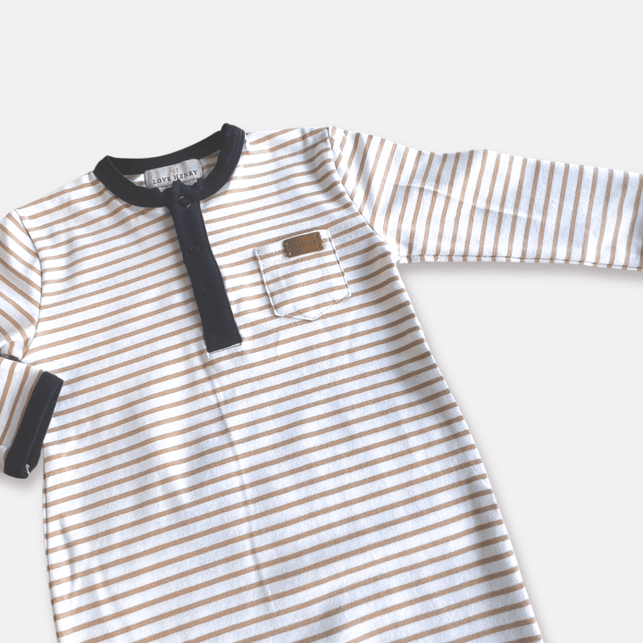 Love Henry Rompers Baby Boys Winter Onesie - Beige