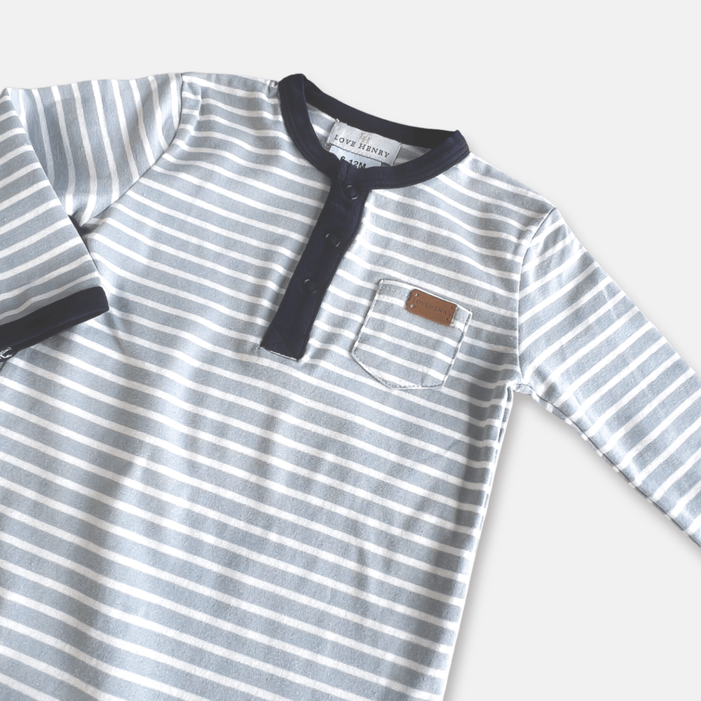 Love Henry Rompers Baby Boys Winter Onesie - Blue