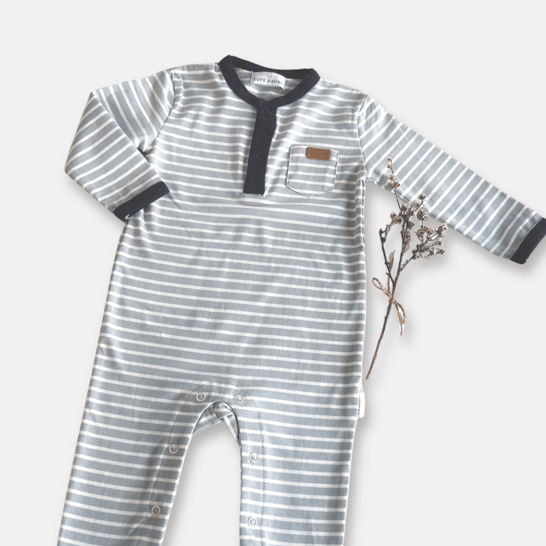 Love Henry Rompers Baby Boys Winter Onesie - Blue