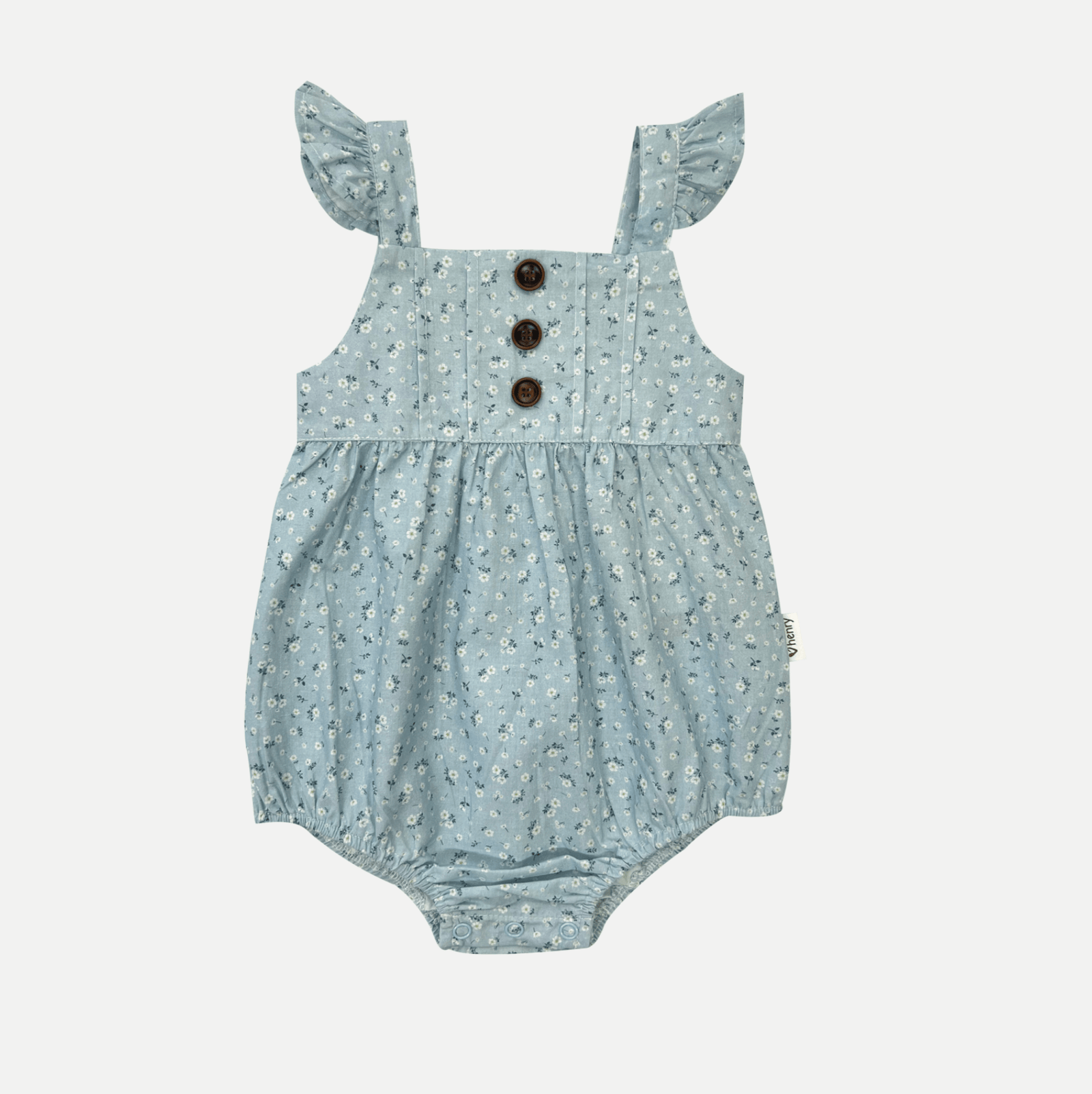 Love Henry Rompers Baby Girls Freya Playsuit - Pansy Blue