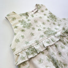 Load image into Gallery viewer, Love Henry Rompers Baby Girls Nora Playsuit - Moss Flowers
