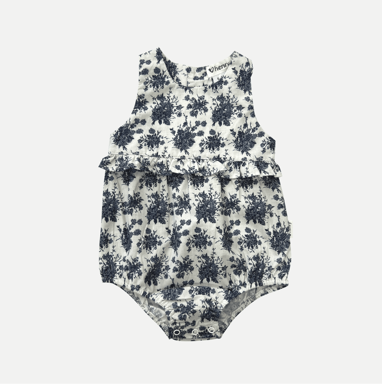Baby Girls Nora Playsuit - Navy Floral – Love Henry