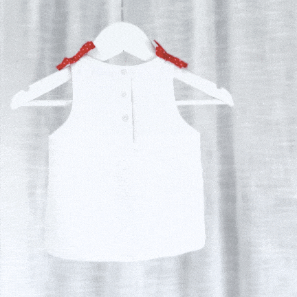 Love Henry Tops Baby Girls Amelia Top - White