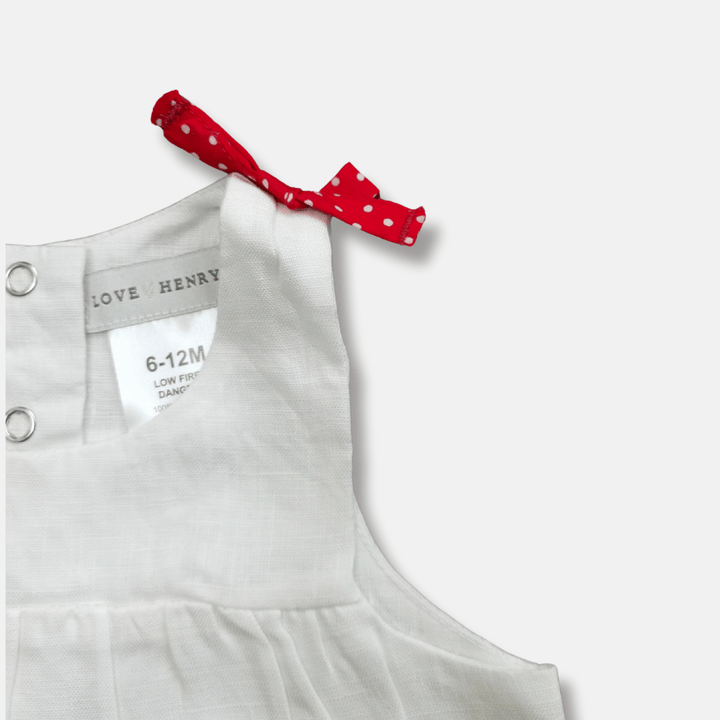Love Henry Tops Baby Girls Amelia Top - White