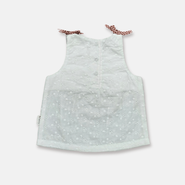 Love Henry Tops Baby Girls Amelia Top - White