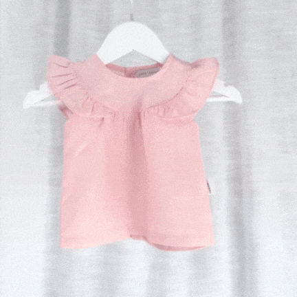 Love Henry Tops Baby Girls Tasmin Top - Pink Linen