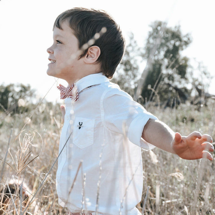 Love Henry Tops Boys Dress Shirt - White