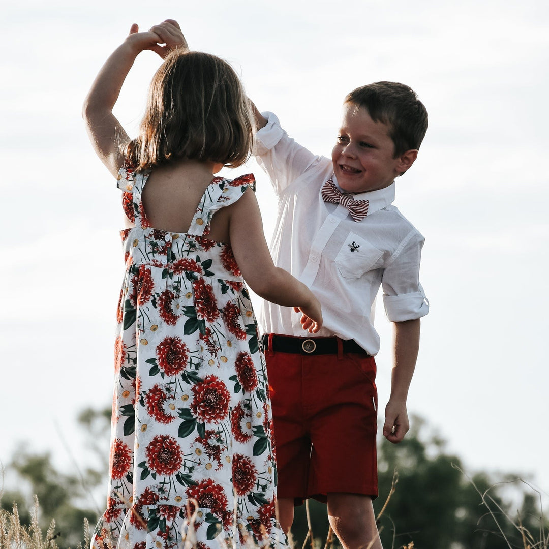 Love Henry Tops Boys Dress Shirt - White