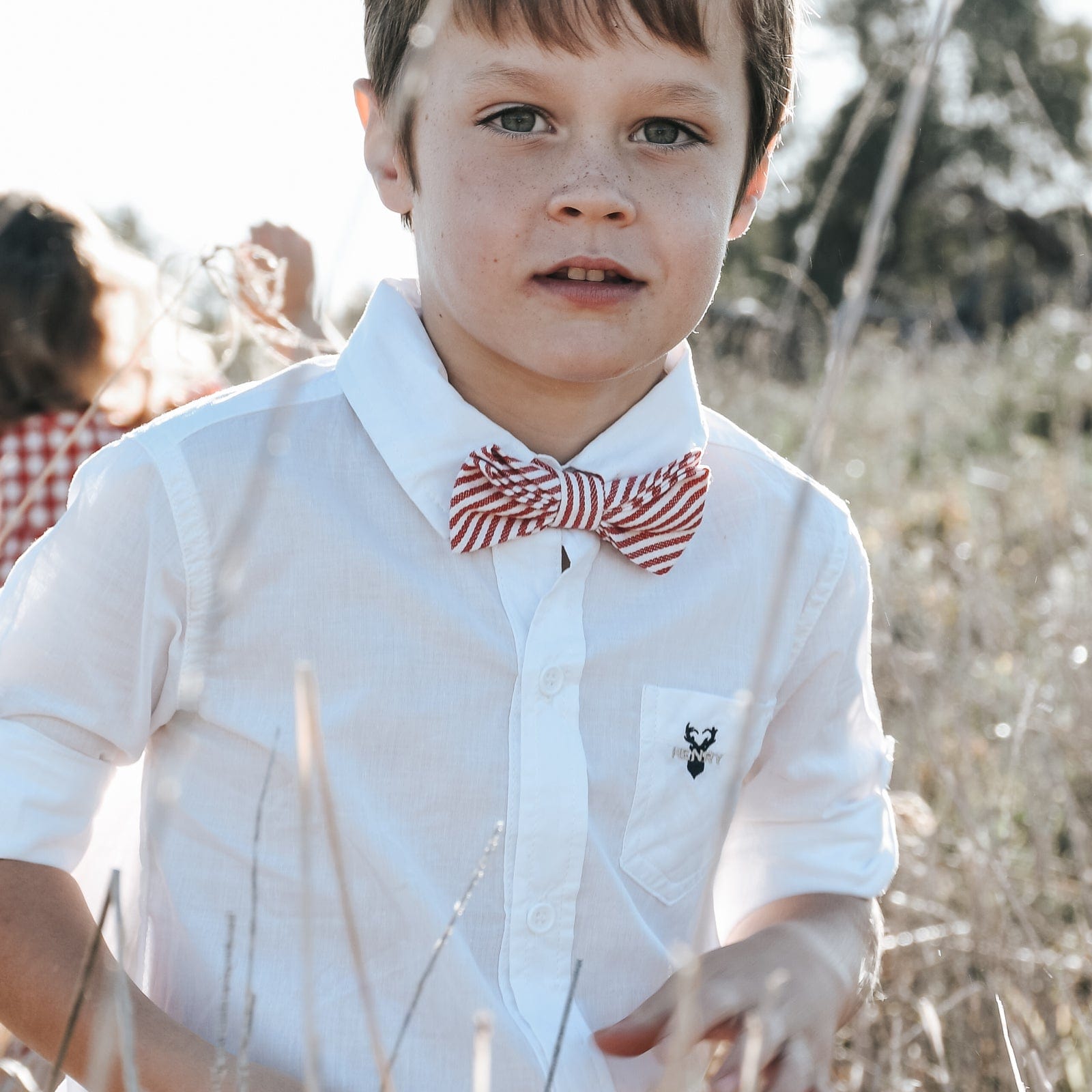 Love Henry Tops Boys Dress Shirt - White