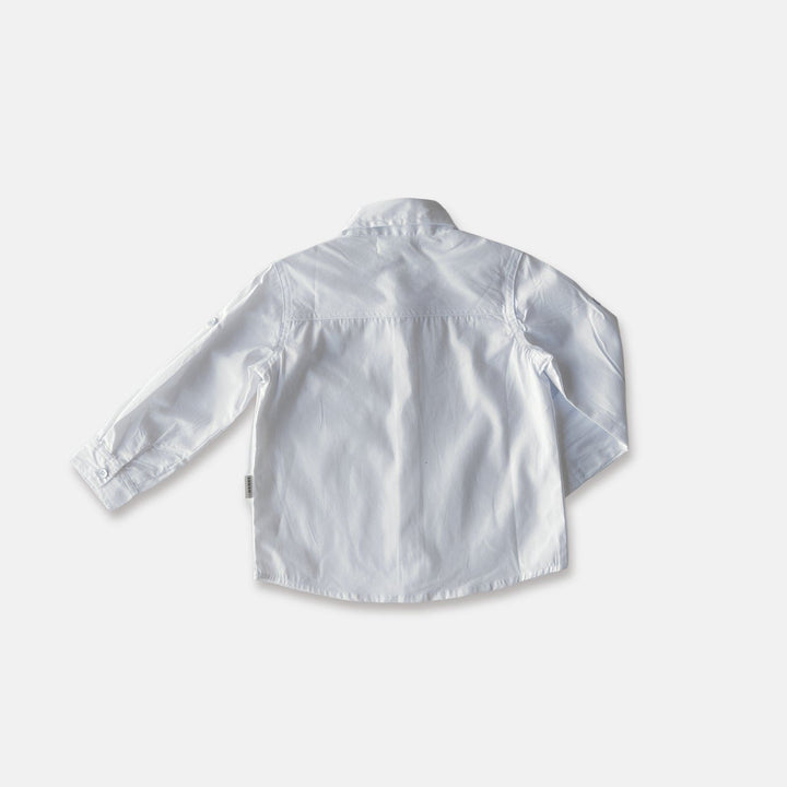 Love Henry Tops Boys Oxford Dress Shirt -  White