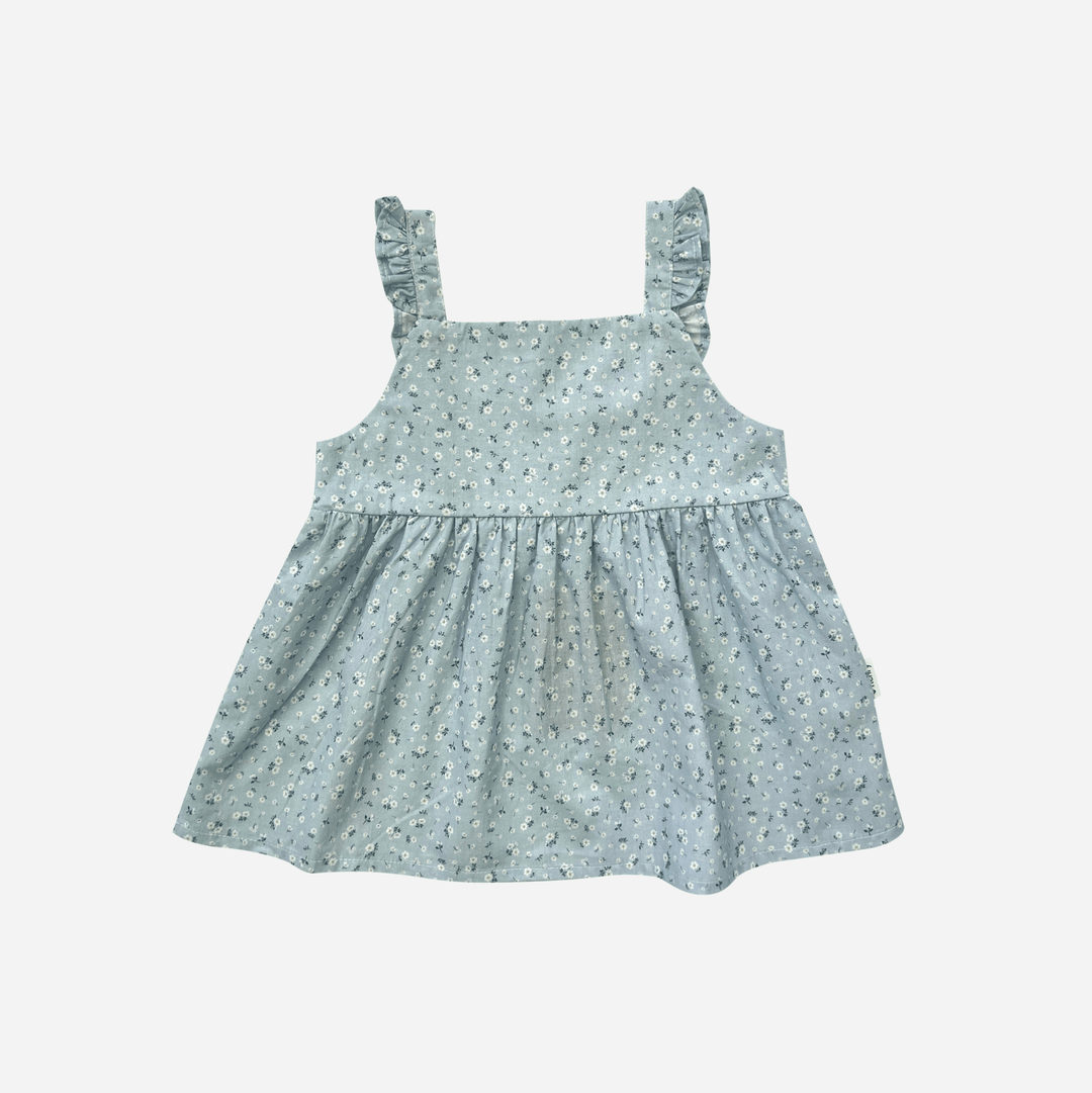 Love Henry Tops Girls Esme Top - Pansy Blue