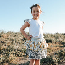 Load image into Gallery viewer, Love Henry Tops Girls Print Sleeve Top - Amalfi Coast
