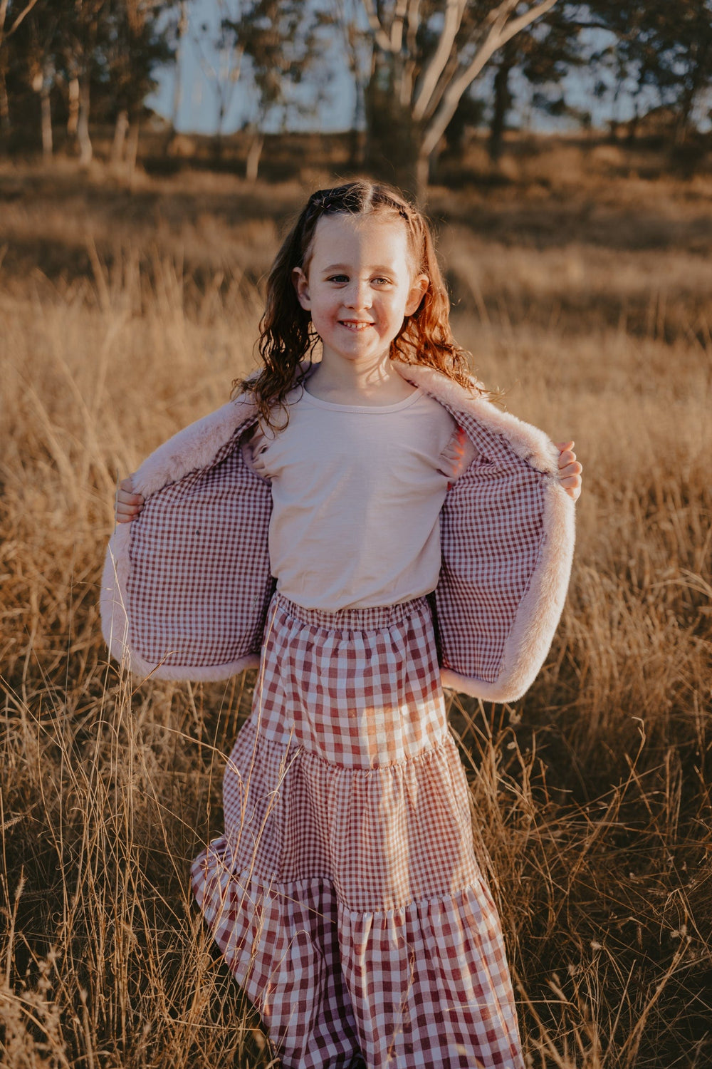 Love Henry Tops Girls Puff Sleeve Knit Top - Pink