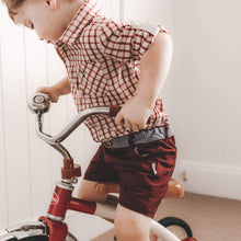 Load image into Gallery viewer, Love Henry Bottoms Baby Boys Oscar Shorts - Burnt Red
