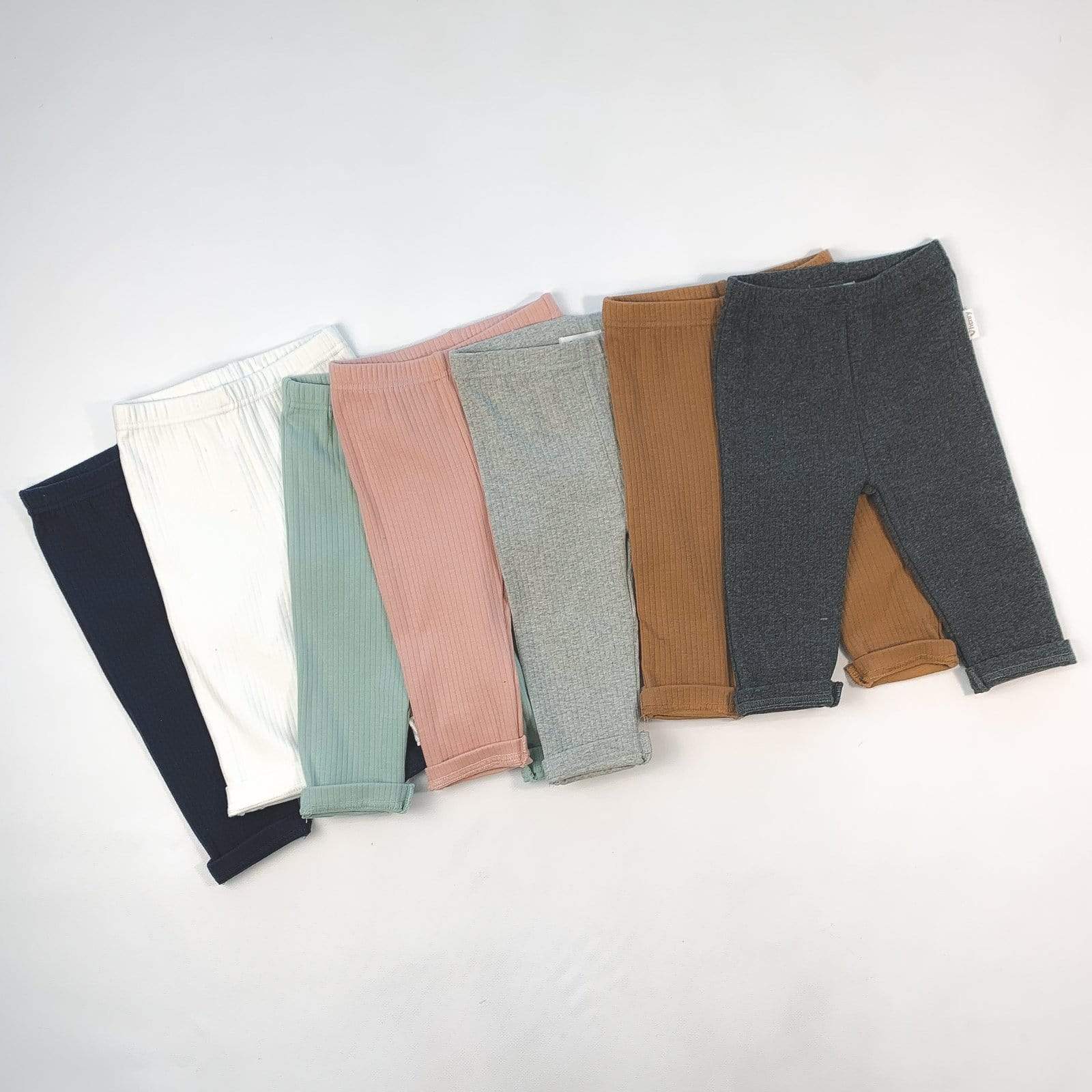 Love Henry Bottoms Basic Rib Leggings - Mint