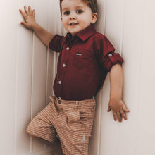 Load image into Gallery viewer, Love Henry Bottoms Boys Dress Shorts - Red Check
