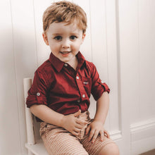 Load image into Gallery viewer, Love Henry Bottoms Boys Dress Shorts - Red Check
