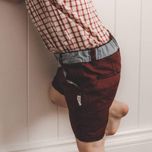 Load image into Gallery viewer, Love Henry Bottoms Boys Oscar Shorts - Burnt Red

