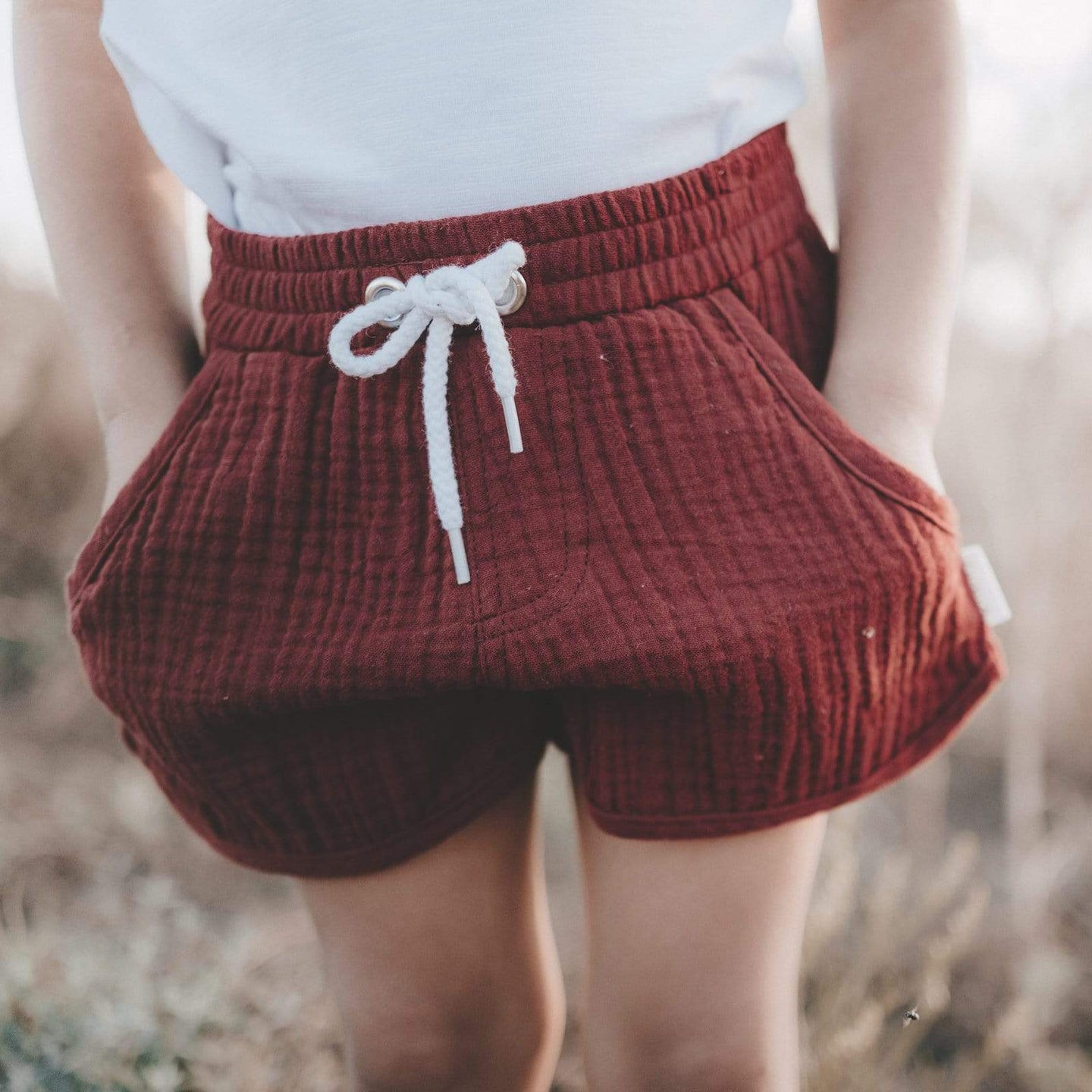 Love Henry Bottoms Girls Casual Short - Auburn Red