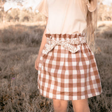 Load image into Gallery viewer, Love Henry Bottoms Girls Charlotte Skirt - Bronze Check

