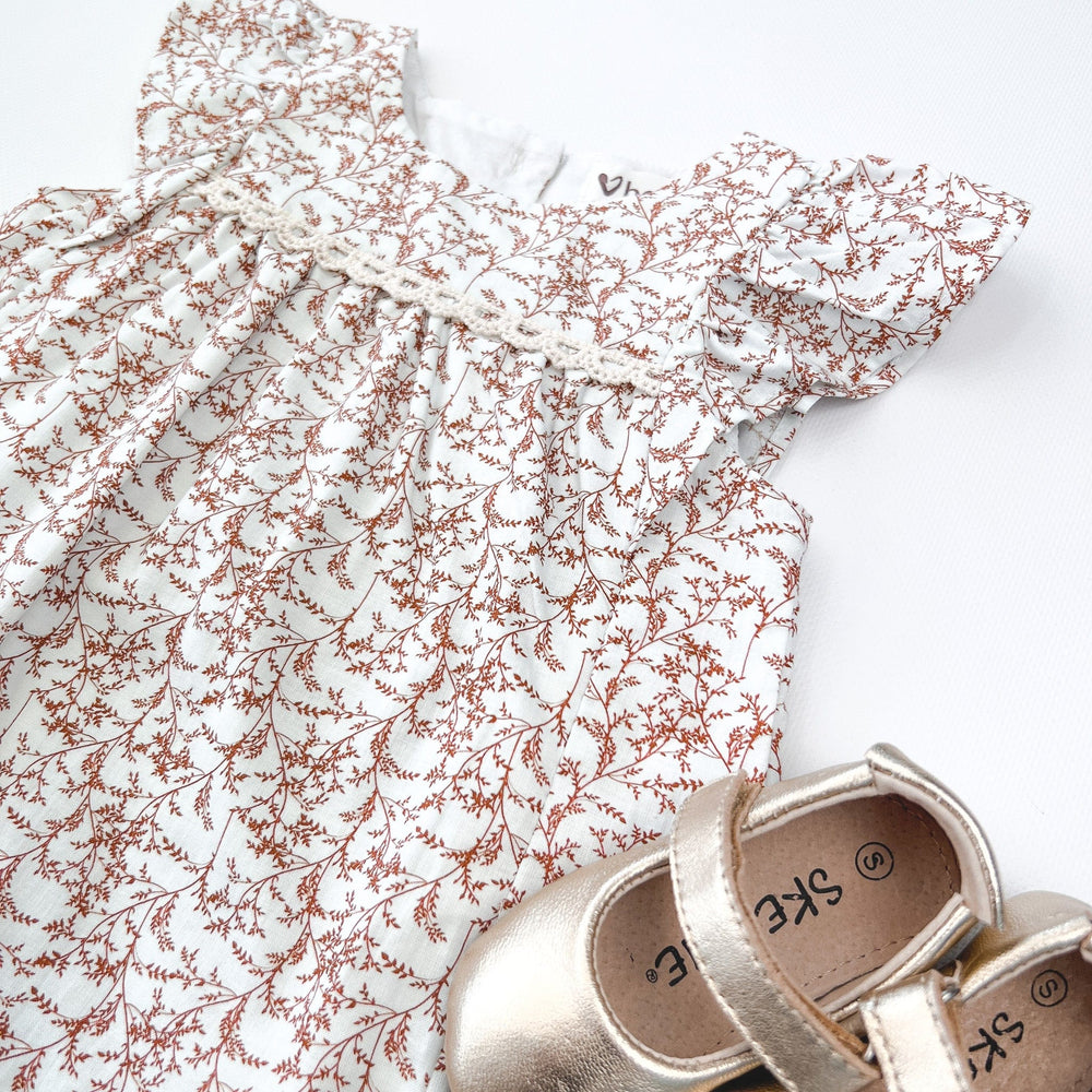 Love Henry Dresses Baby Girls Maisy Dress - Bronze Twig