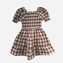 Load image into Gallery viewer, Love Henry Dresses Girls Daisy Dress - Bronze Check
