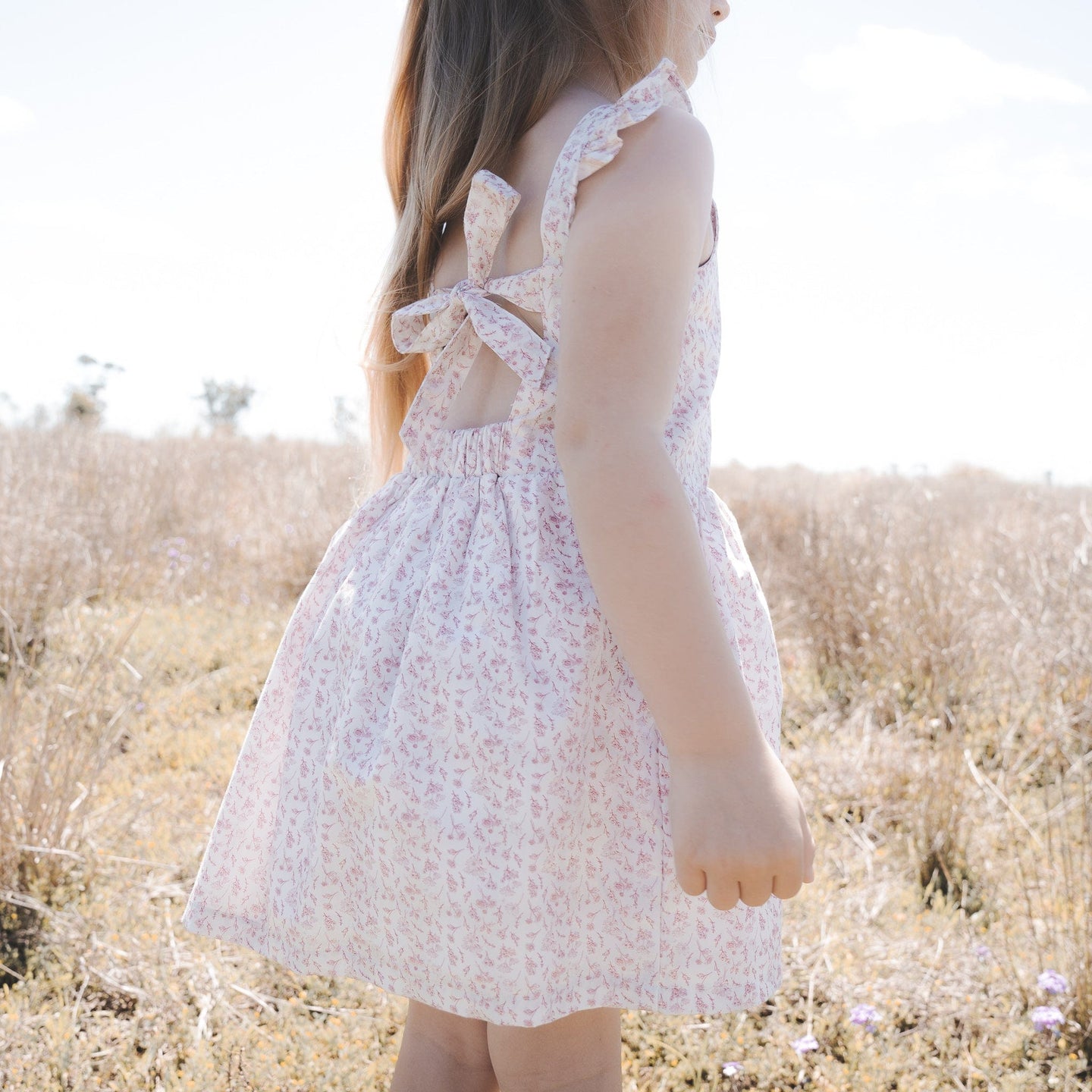 Love Henry Dresses Girls Ellie Dress - Fushia Floral