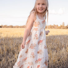 Load image into Gallery viewer, Love Henry Dresses Girls Maxi Dress - Chestnut Floral
