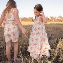 Load image into Gallery viewer, Love Henry Dresses Girls Maxi Dress - Chestnut Floral
