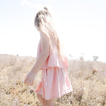 Load image into Gallery viewer, Love Henry Dresses Girls Tiered Dress - Pink Linen
