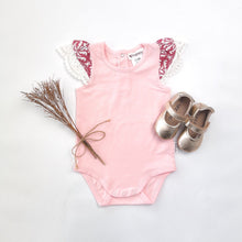 Load image into Gallery viewer, Love Henry Knit Onesie Baby Girls Knit Romper - Light Pink
